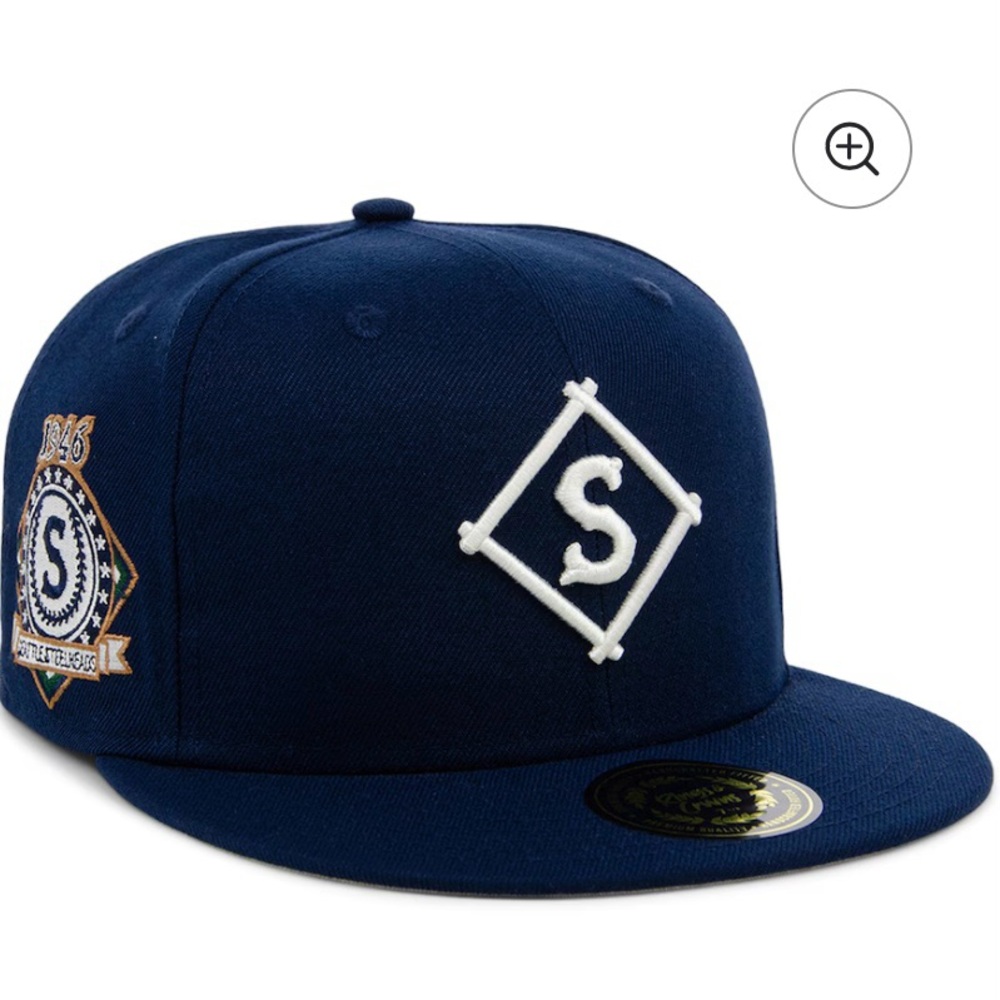 Seattle Steelheads Rings & Crwns Team Fitted Hat - Navy